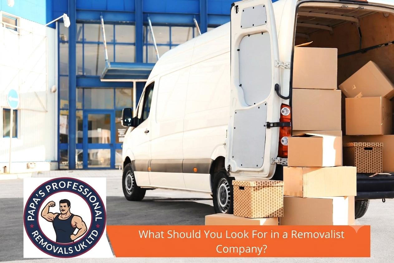 Papa Professional Removals van and moving team