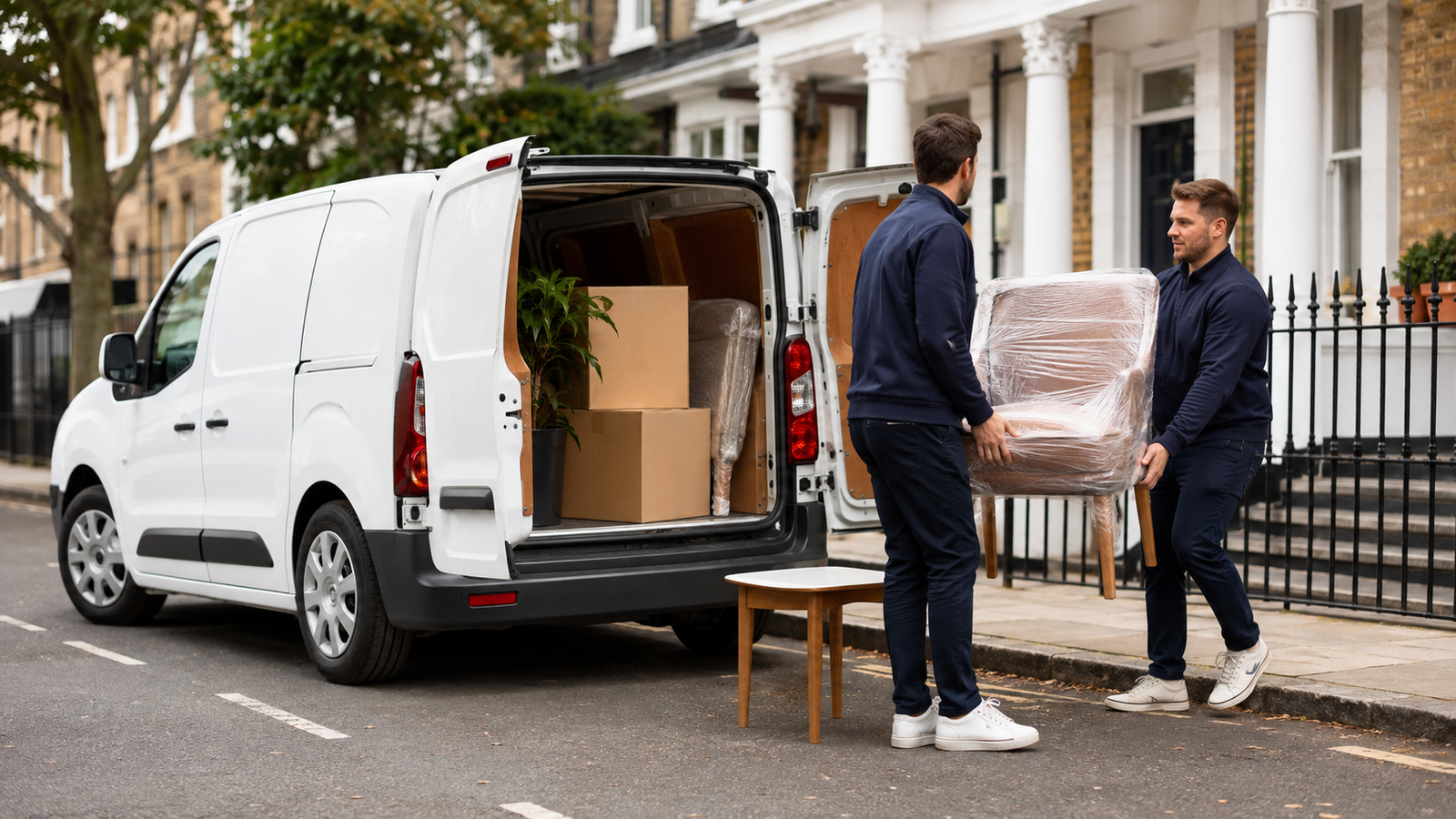 Removals West London - Papa Professional Removals van